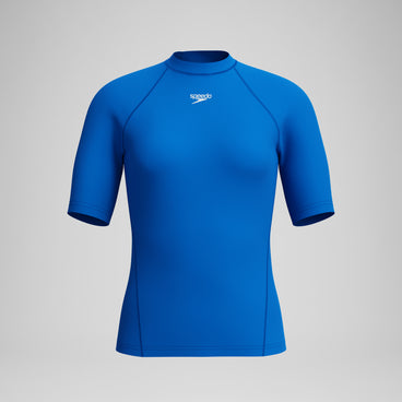 Women's Endurance+ Short Sleeve Rashguard Blue