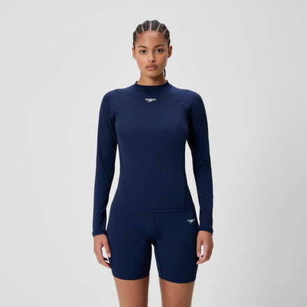 Women's Endurance+ Long Sleeve Rashguard Navy