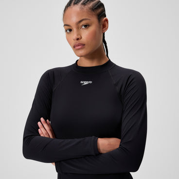 Women's Endurance+ Long Sleeve Rashguard Black