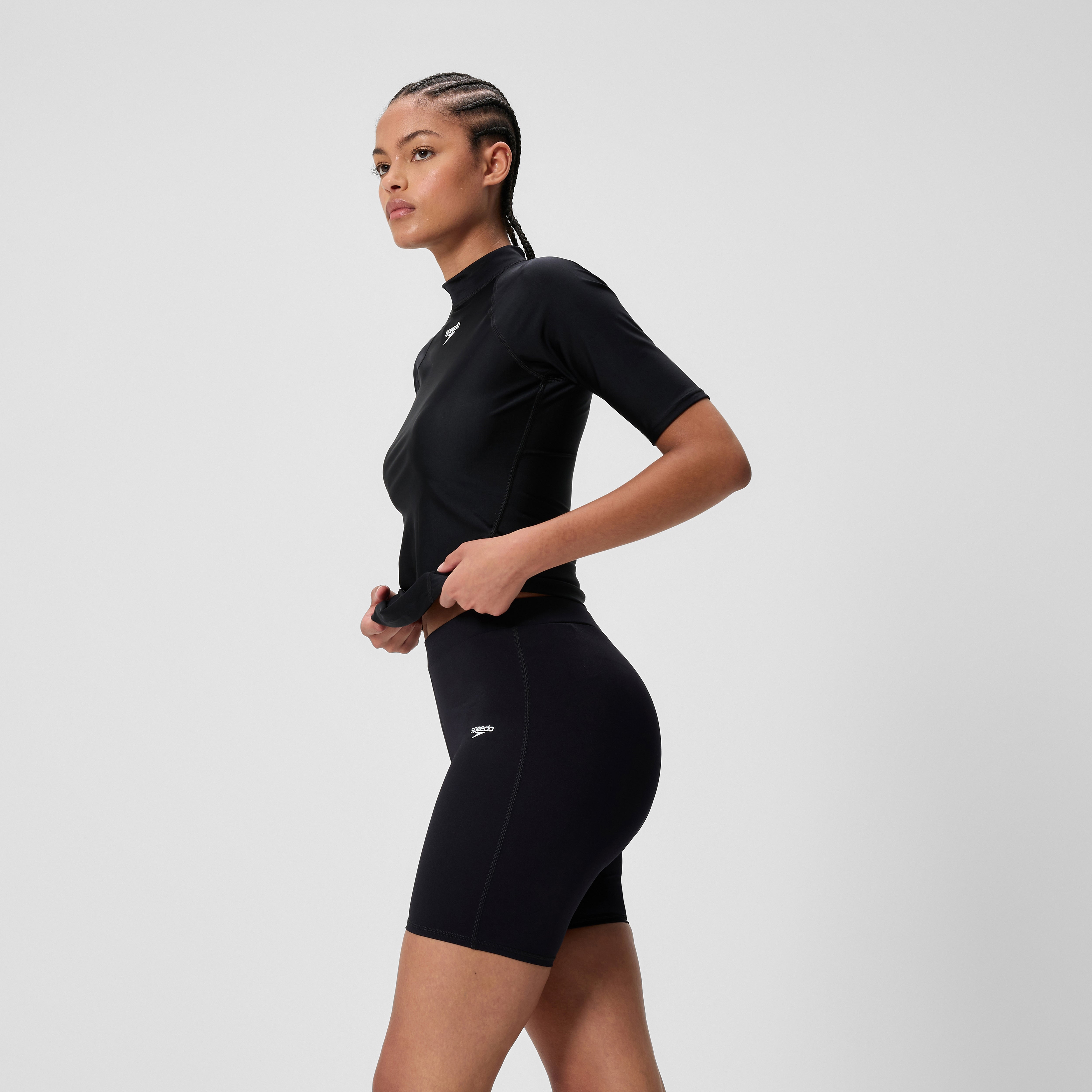 Women's Endurance+ Swim Leggings Black | Speedo