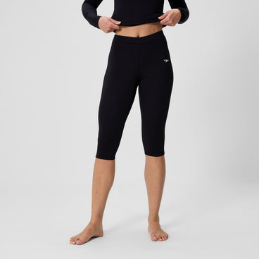 Women's Endurance+ Three Quarter Swim Legging Black