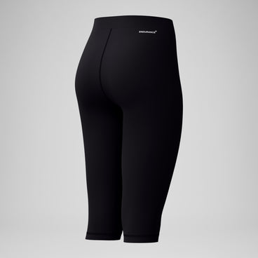 Women's Endurance+ Three Quarter Swim Legging Black