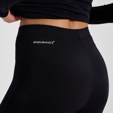 Women's Endurance+ Three Quarter Swim Legging Black