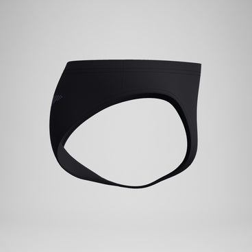 Men's Boom Solid Brief Black