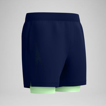 Men's Swim Shorts with Jammer Navy/Green