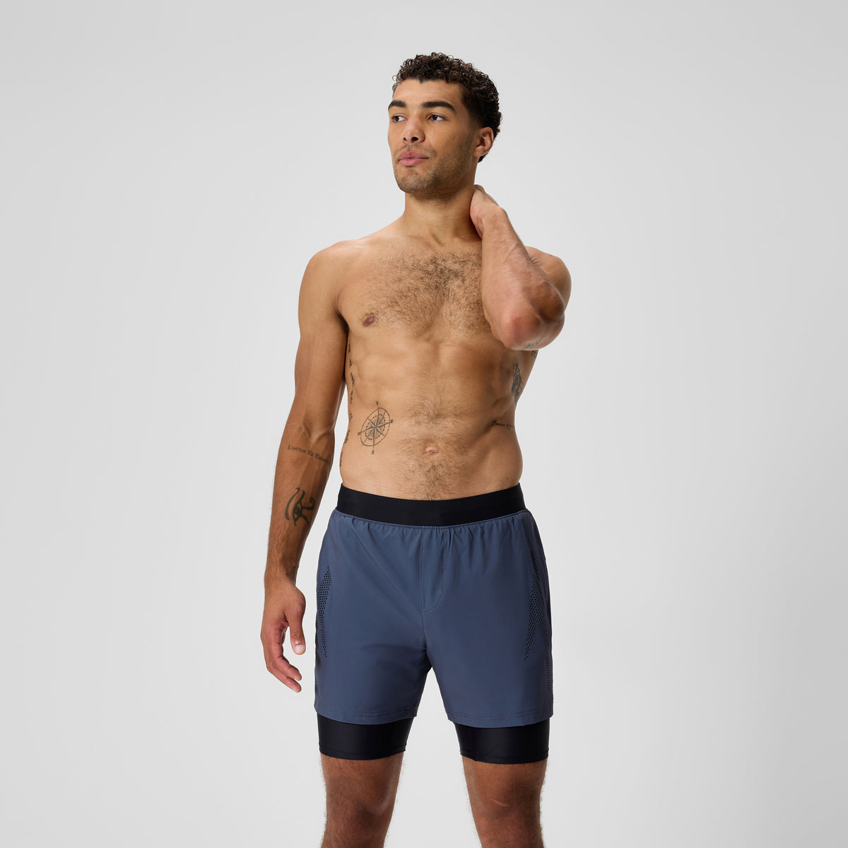 Swim Shorts Jammer Grey Black