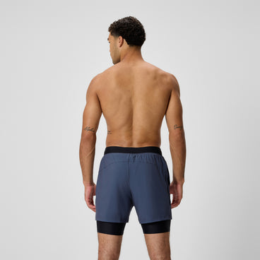 Men's Swim Shorts with Jammer Grey/Black