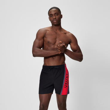 Men's Hyperboom Swim Shorts Black/Red