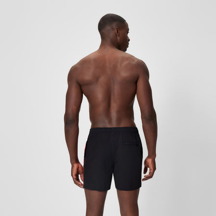 Men's Hyperboom Swim Shorts Black/Red