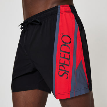 Men's Hyperboom Swim Shorts Black/Red