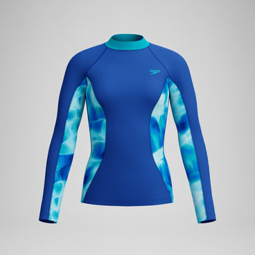 Women's Long Sleeve Rashguard Blue