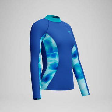 Women's Long Sleeve Rashguard Blue