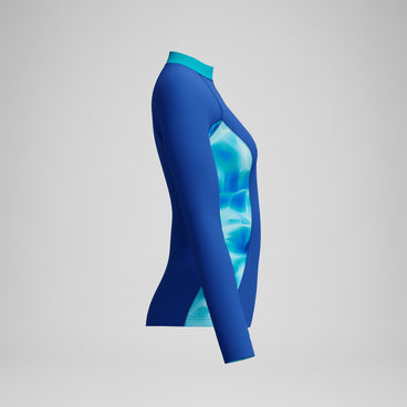 Women's Long Sleeve Rashguard Blue