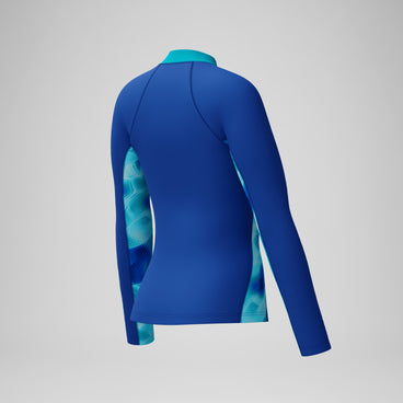 Women's Long Sleeve Rashguard Blue