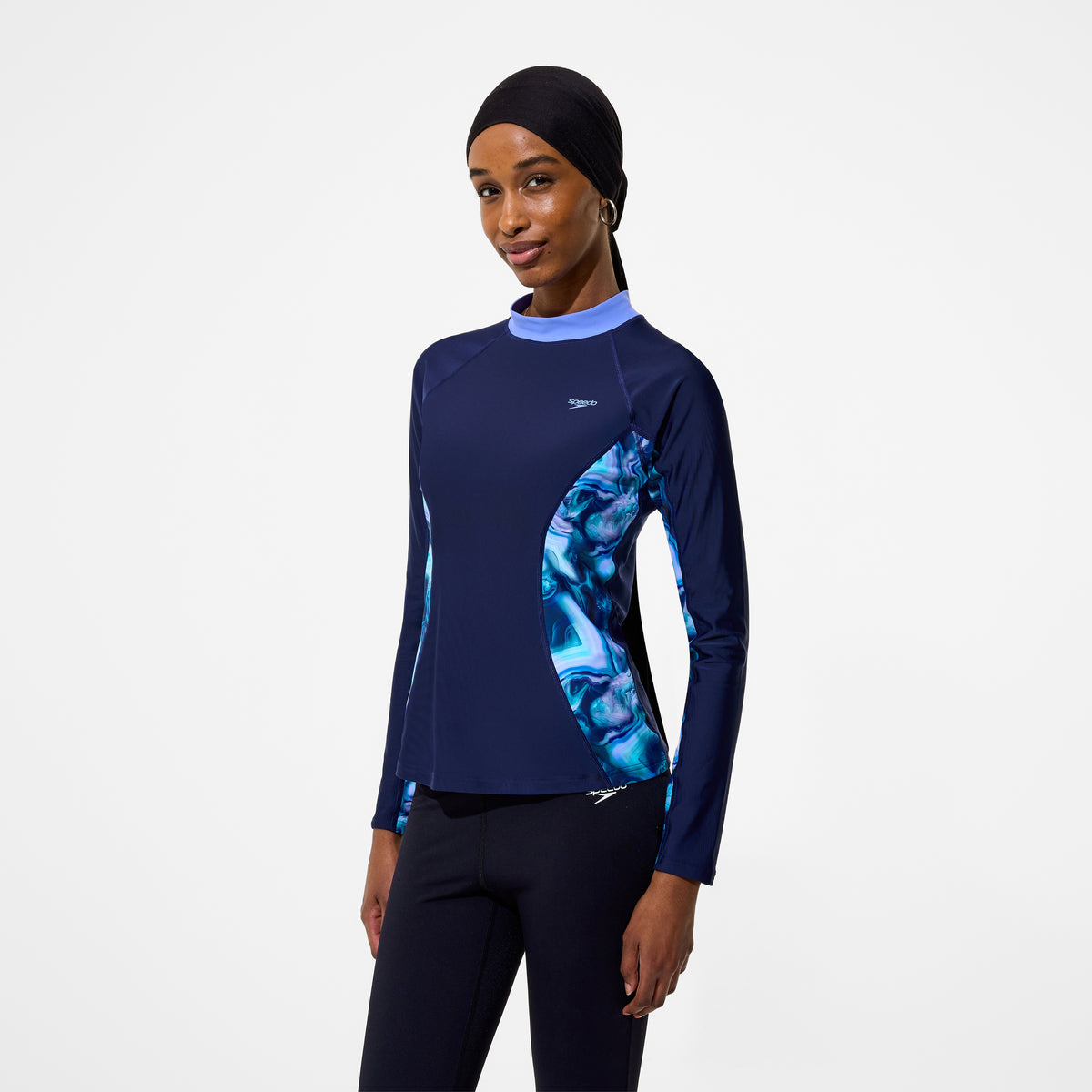 Modern Coverage Printed Long Sleeve Rashguard