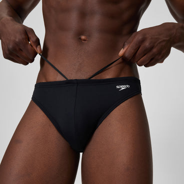 Men's The Speedo Solid Brief Black