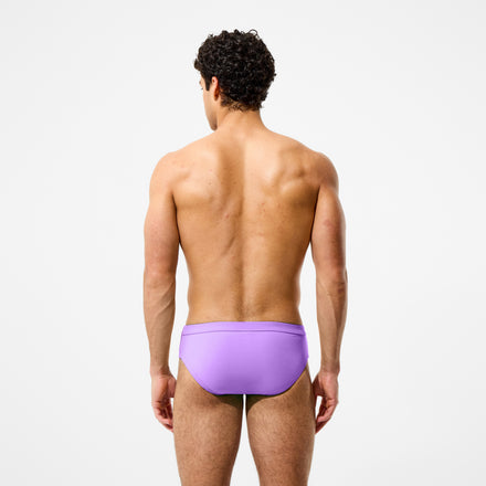 Men's The Speedo Mid-Cut Briefs Purple