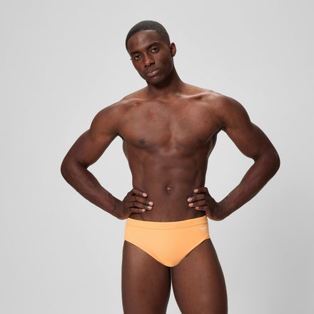 Men's The Speedo Mid-Cut Briefs Orange