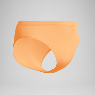 Men's The Speedo Mid-Cut Briefs Orange