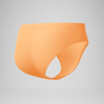 Men's The Speedo Mid-Cut Briefs Orange
