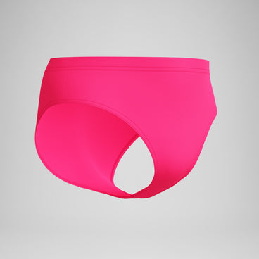 Men's The Speedo Mid-Cut Briefs Dark Pink