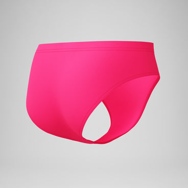 Men's The Speedo Mid-Cut Briefs Dark Pink