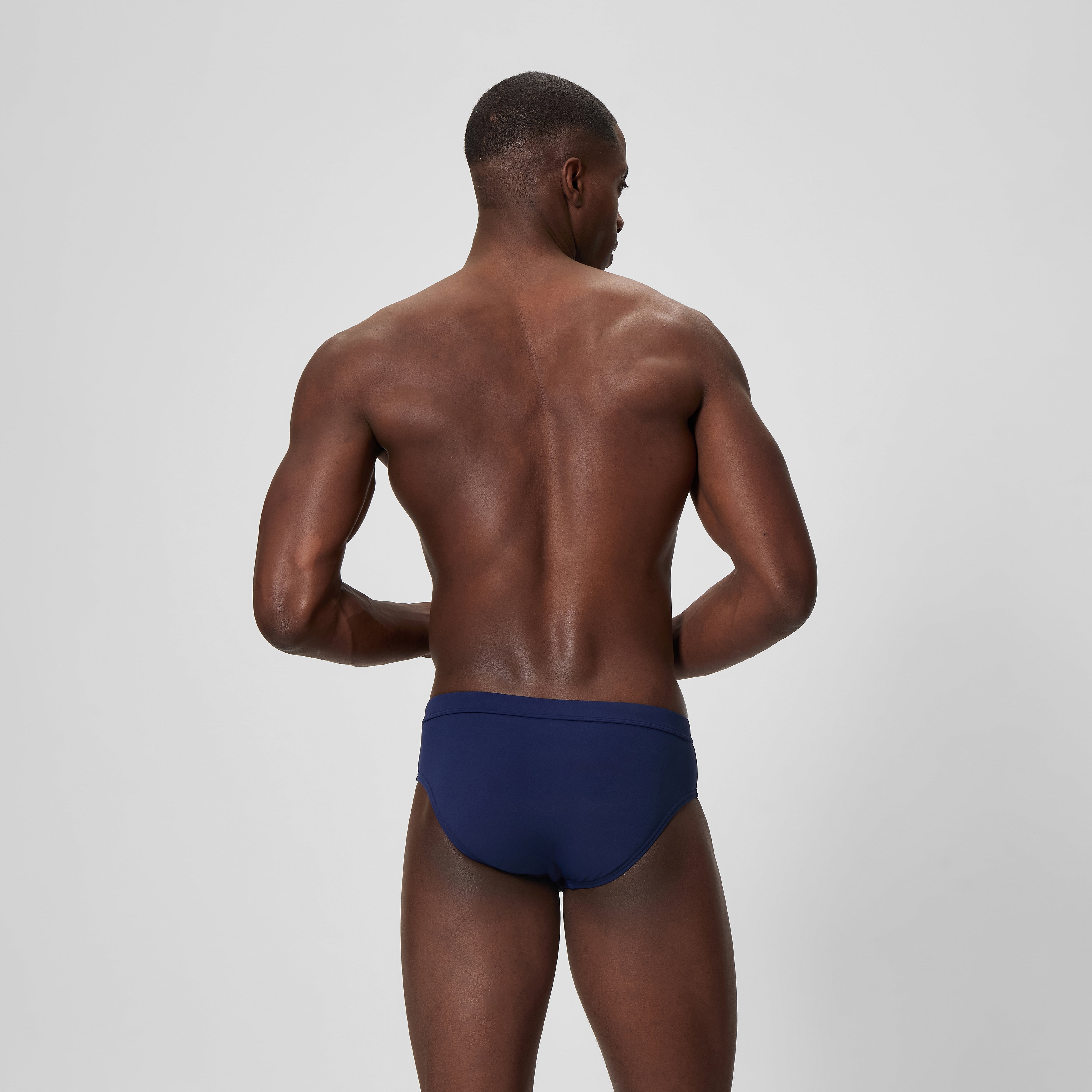 Men's The Speedo Solid Brief Navy