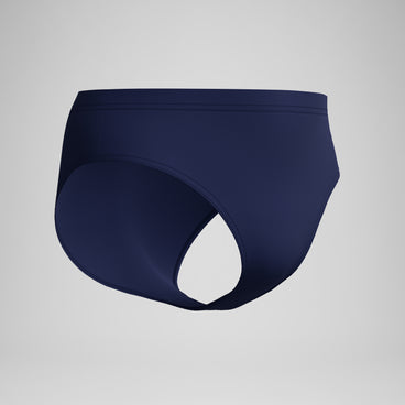 Men's The Speedo Solid Brief Navy