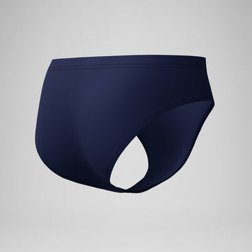 Men's The Speedo Solid Brief Navy