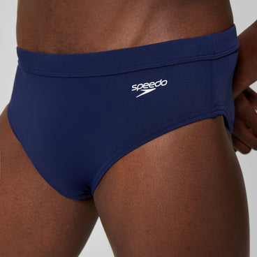 Men's The Speedo Solid Brief Navy