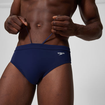 Men's The Speedo Solid Brief Navy
