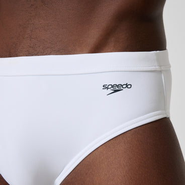 Men's The Speedo Solid Brief White