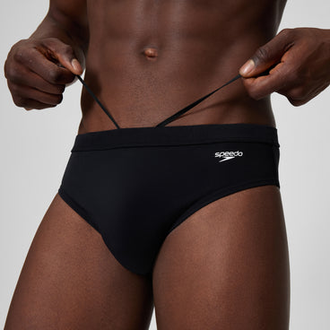 Men's The Speedo Solid Brief Black