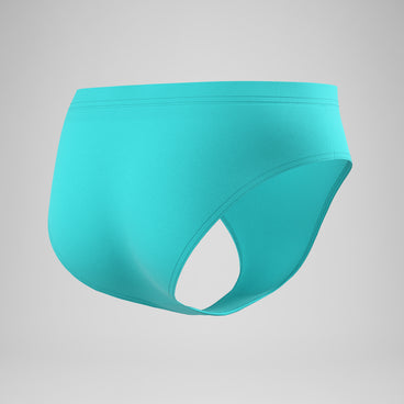 Men's The Speedo Mid-Cut Briefs Turquoise