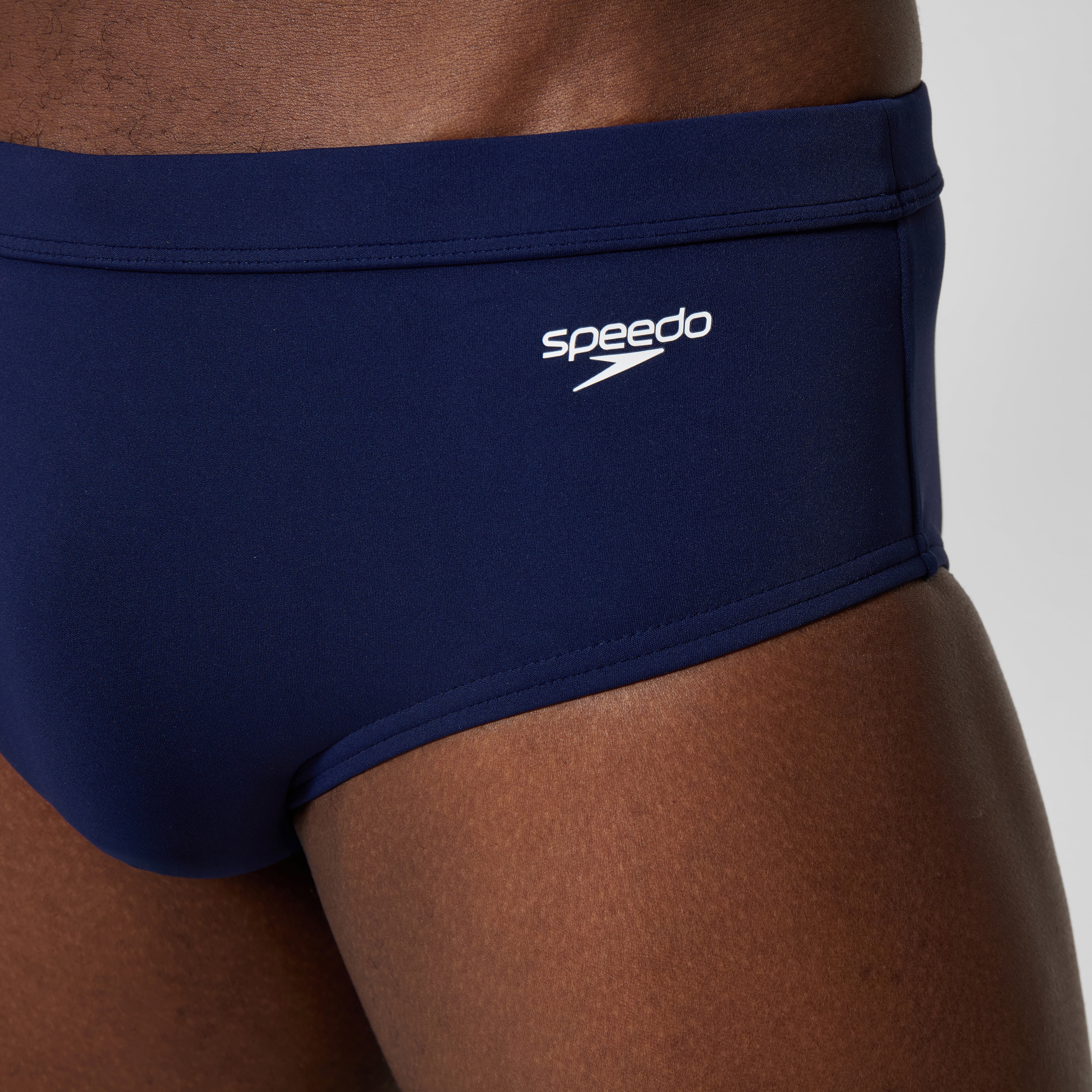 Men's The Speedo Solid Brief Navy