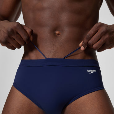 Men's The Speedo Solid Brief Navy