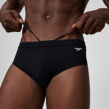 Men's The Speedo Solid Brief Black