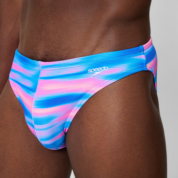 Men's The Speedo Mini-Cut Brief Purple/Blue