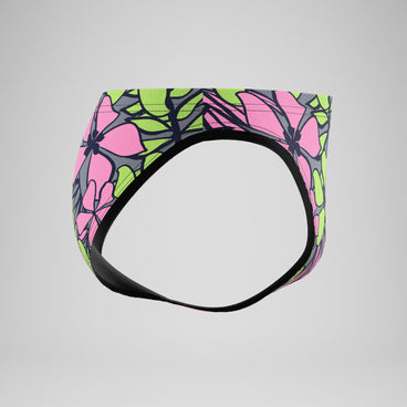 Men's The Speedo Printed Mini-Cut Briefs Pink/Green
