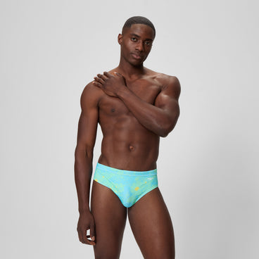 Men's Print The Speedo Brief Blue