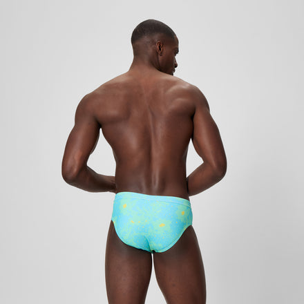 Men's Print The Speedo Brief Blue