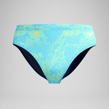 Men's Print The Speedo Brief Blue