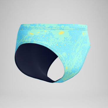 Men's Print The Speedo Brief Blue