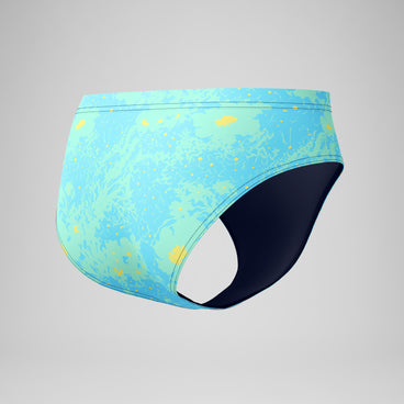 Men's Print The Speedo Brief Blue