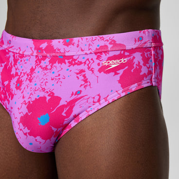 Men's Print The Speedo Brief Violet