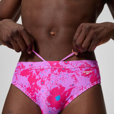 Men's Print The Speedo Brief Violet