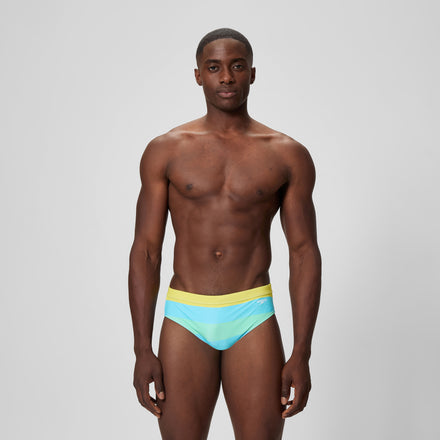 Men's Print The Speedo Brief Blue