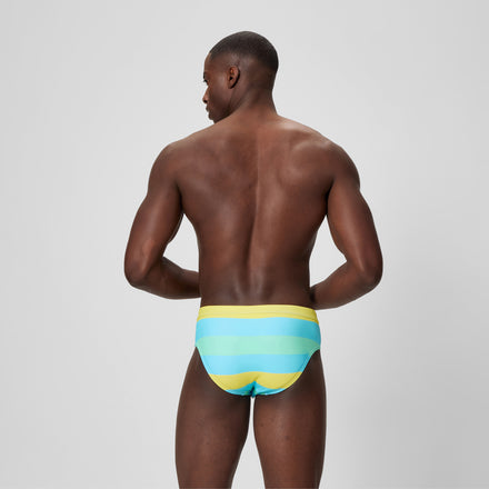 Men's Print The Speedo Brief Blue