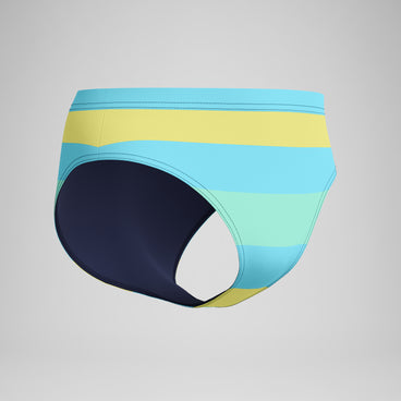 Men's Print The Speedo Brief Blue