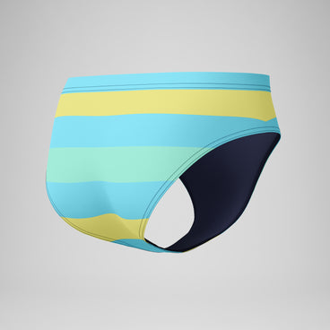 Men's Print The Speedo Brief Blue